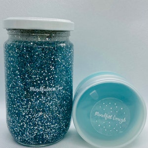 Mindfulness glitter/ sensory jar with guided relaxations/meditation/ mind jar/ calming jar image 4