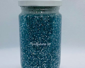 Mindfulness glitter/ sensory jar with guided relaxations/meditation/ mind jar/ calming jar