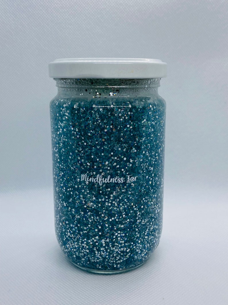 Mindfulness glitter/ sensory jar with guided relaxations/meditation/ mind jar/ calming jar Original