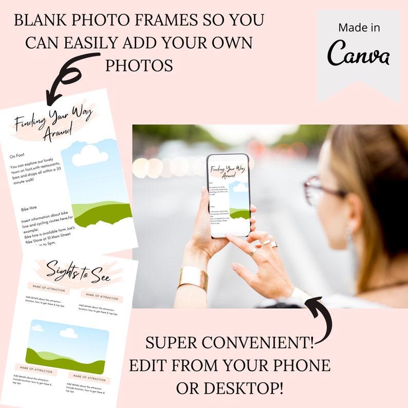 AIRBNB BOOK Vrbo Template Photo Guest Book Feedback Forms