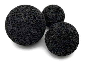 Lava Volcanic Sphere Crystal - Sphere Lava Ball - Crystal Sphere -Natural Healing Stone - Sphere Gemstone – 30-40-50mm - SPMIX