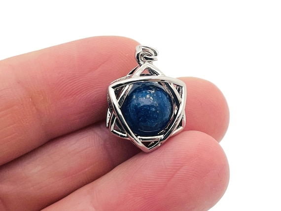Lapis Lazuli Charm - Crystals Pendant - Gemstone Earring - Mini Crystal Pendant - Jewelry - NC1260