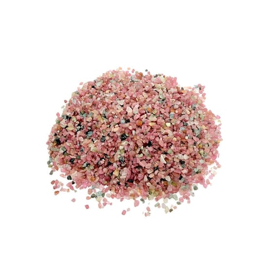Pink Tourmaline Chips – Gemstone Chips – Crystal Semi Tumbled Chips - Bulk Crystal - 2-6mm  - CP1262