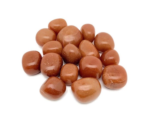 Orange Aventurine Tumbled Stone - Peach Aventurine Gemstone - Healing gemstone - Natural Gemstone - Large Red Aventurine Stone - TU1154