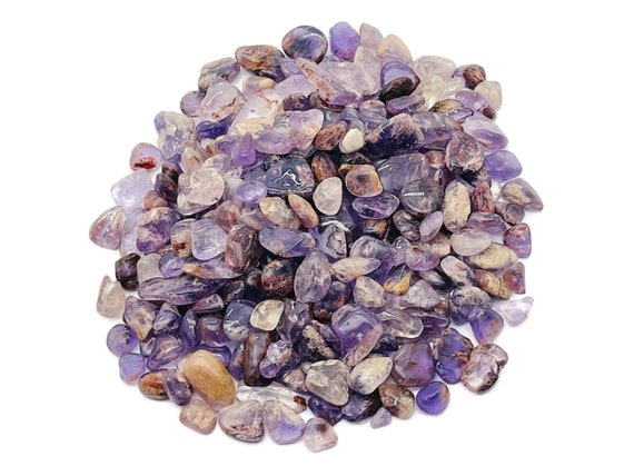 Auralite 23 Chips – Super 7 Gemstone Chips – Crystal Semi Tumbled Chips - Bulk Crystal - 7-12mm - CP1098