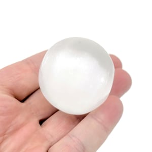 Selenite Sphere Stone A++ – Crystal Ball - Healing Crystal Stones – Crystal Decor – 40-50mm - BA1061