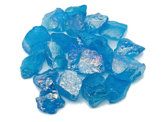 Blue Aura Quartz – Rough Blue Aura – Raw Crystal – Chunk Stones - Healing Crystal - RA1262