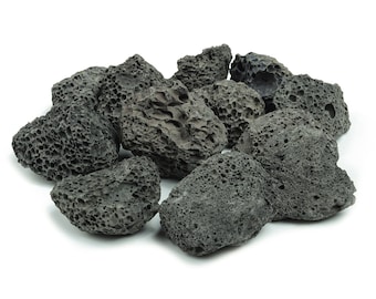 未加工溶岩火山石 - 天然溶岩石クリスタル宝石 - スピリチュアル