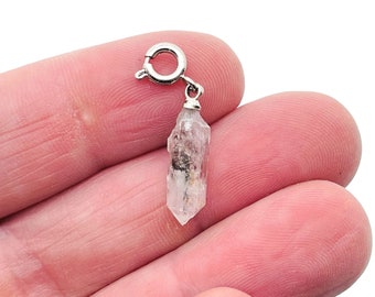 Herkimer Diamond Pendant – Birthstone pendant - Natural Herkimer Diamond – Making Jewelry - NC1228