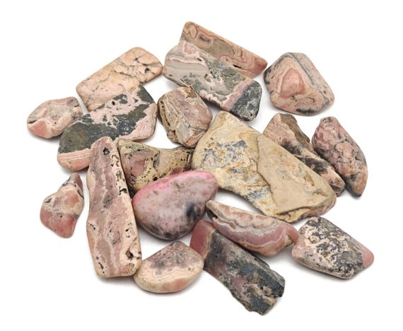 Rhodochrosite Tumbled Stone - Minerals - Loose Stone - Rhodochrosite Rocks – Healing Stones - TU1335
