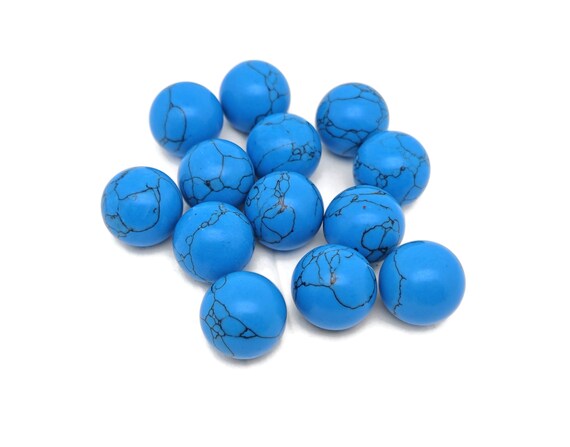 Turquoise Synthetic Sphere Stone – Crystal Sphere - Healing Stone – Crystal Ball – Crystal Décor – 20mm - SP1051