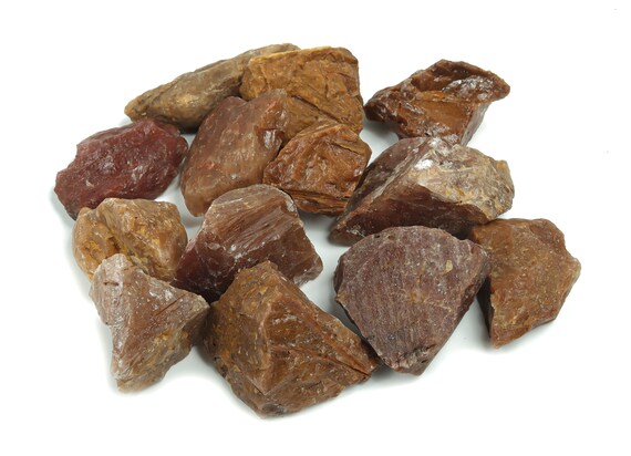 Raw Red Rutilated Quartz Stone – Rough Crystal Healing Stone - Gemstone - Crystal – Tumbled Stone – RA1070