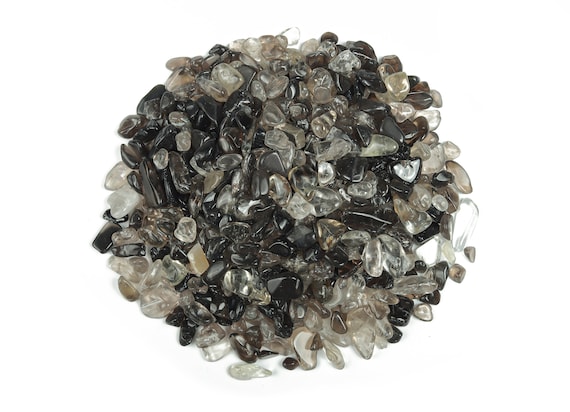 Smoky Quartz Chips – Small Undrilled Chips – Natural Smoky Quartz Crystal – Gemstones 7-15mm - CP1022
