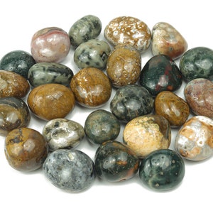 Ocean Jasper Tumbled Stone - Ocean Jasper Crystal - Healing Stone - Natural Gemstone - Gifts - TU1011