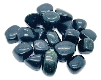 Green GoldStone Tumbled Stone  – Green GoldStone  Crystal – Loose Gemstones - Natural Green GoldStone  - TU1193