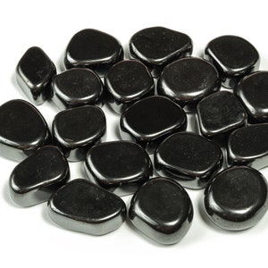 Hematite Tumbled Stone – Hematite Crystal Charm – Natural Hematite Stone – Clears Negative Energy – Hematite Gemstone – TU1117
