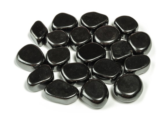 Hematite Tumbled Stone – Hematite Crystal Charm – Natural Hematite Stone – Clears Negative Energy – Hematite Gemstone – TU1117