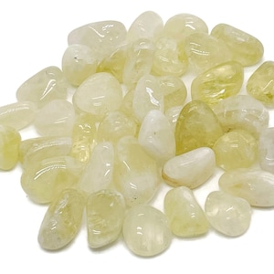 Citrine Tumbled Stone – Genuine Citrine Tumbled Stone – Healing Crystal Stone – Pretty Yellow - TU1025