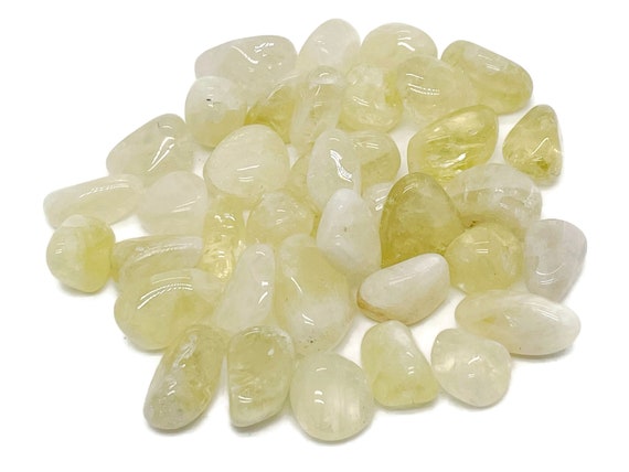 Citrine Tumbled Stone – Genuine Citrine Tumbled Stone – Healing Crystal Stone – Pretty Yellow - TU1025