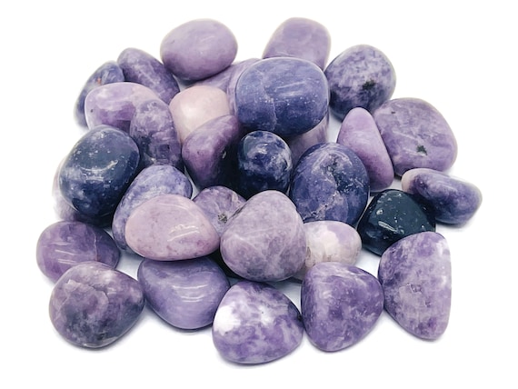 Lepidolite Tumbled Stone - Crystal Gemstone - Natural Stone - Lepidolite Gemstone - Super Purple - TU1054