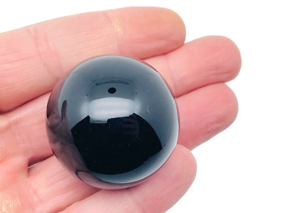 Obsidian Sphere Stone A++ – Crystal Ball - Healing Crystal Stones – Crystal Décor – 40-50mm - BA1022