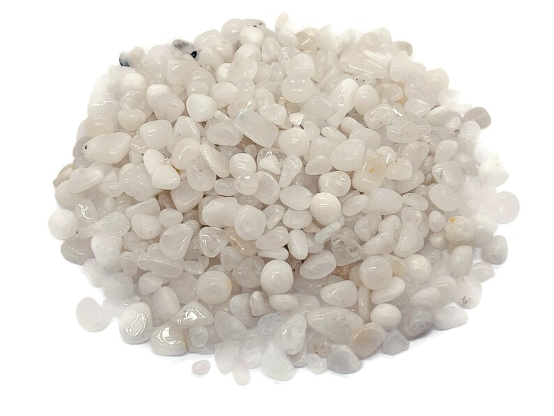 White Marble Chips Crystal Chips Semi Tumbled Chips Bulk Etsy