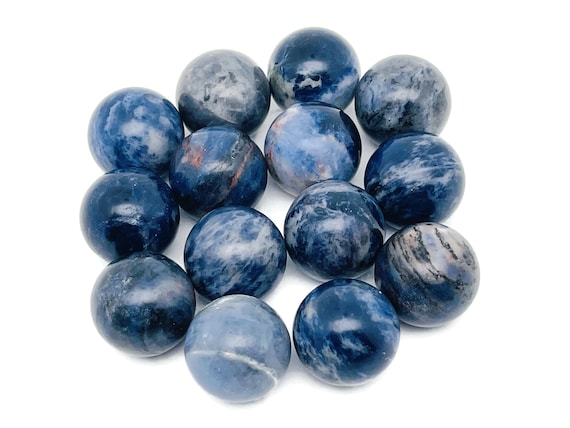 Sodalite Sphere Gemstone – Crystal Sphere - Healing Stone – Crystal Ball – Crystal Décor – 20mm - SP1018
