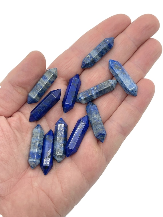 Lapis Lazuli Terminated Carved Point – Point Small Crystal Point – Crystal Pendant - 33mm -PO1012