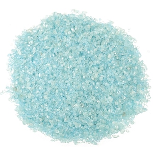 Aquamarine Chips - Healing Gemstones - Bulk Aquamarine Chips - Gemstone Chips - Natural Aquamarine Crystal Chips - 2-6mm - CP1020