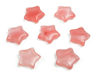 Cherry Quartz Star Gemstone – Star Carving Star –Natural Stone – Healing crystal – 3cm –ST1032