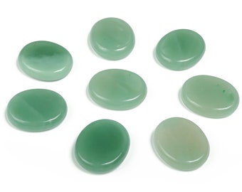 Aventurine Flat Disk - Slab Natural Stone – Flat Stone - Worry Stone - Healing Crystals – 30x25x7 - FL1041