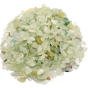 New Jade Chips – Gemstone Chips – Crystal Semi Tumbled Chips - Bulk Crystal - 5-7mm  - CP1214