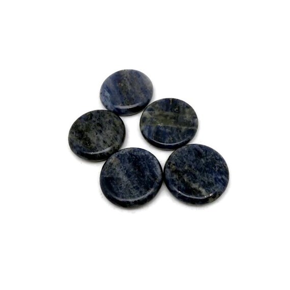 Sodalite Polished Gemstone Pocket Stone - Smooth Meditation Stones - 25mm - FL1100