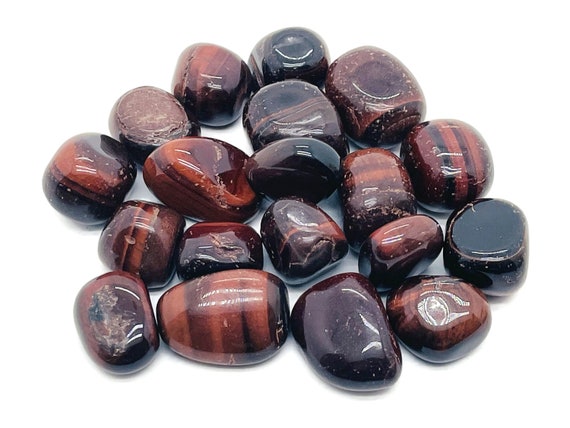 Red Tiger Eye Tumbled Stone - Polished Tumble Stone - Jewelry Crystal - TU1202