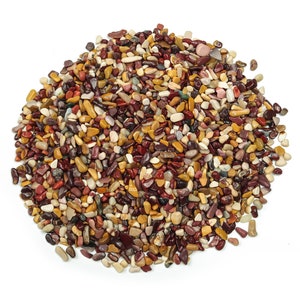 Mookaite Jasper Chips - Gemstone Chips - Crystal Semi Tumbled Chips - Bulk Crystal - 2-6mm - CP1119