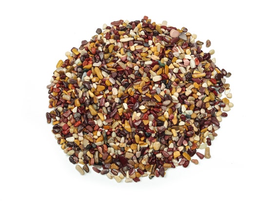Mookaite Jasper Chips – Gemstone Chips – Crystal Semi Tumbled Chips - Bulk Crystal - 2-6mm  - CP1119