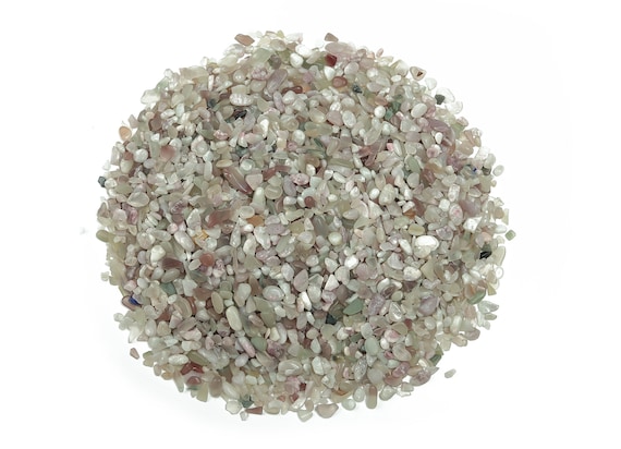 Plum Blossom Tourmaline Chips – Gemstone Chips – Crystal Semi Tumbled Chips - Bulk Crystal - 2-6mm - CP1135