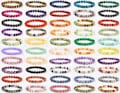 Natural Gemstone Beaded Bracelet - Healing Crystal Stretch Bracelet - Chakra Stone Jewelry - Unisex Minimalist Gift - Pick Your Color -ZZMIX product logo