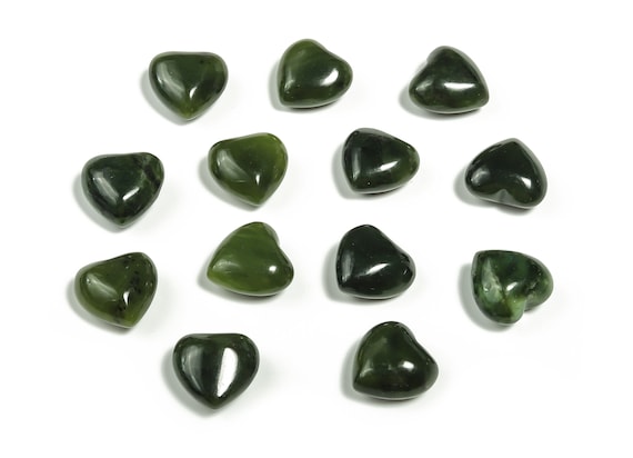 Aquatic Agate Heart Gemstone – Puffy Heart – Aquatic Agate Gemstone - Crystal Healing - Pocket Heart Gem – 15x15x9mm - HE1004