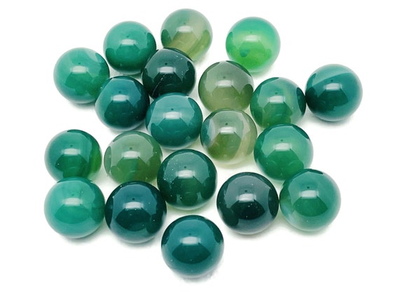 Green Agate Sphere Crystal - Sphere Green Agate Ball - Crystal Sphere -Natural Healing Stone - Sphere Gemstone – 16mm - SP1076