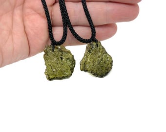 Moldavite Necklace - Genuine Gemstone Pendant - Suthentic Moldavite Stone - Spiritual Growth - Transformation stone - NC1717