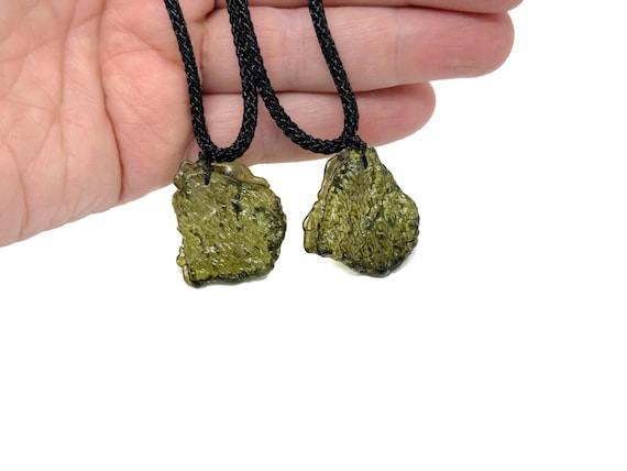 Moldavite Necklace - Genuine Gemstone Pendant - Suthentic Moldavite Stone - Spiritual Growth - Transformation stone - NC1845