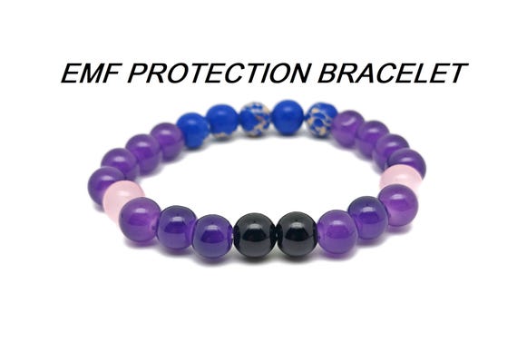Emf Protection Gemstone Bracelet - Handmade Crystal Bracelet - Men&Women Stretchy Bracelet - Gift for Her - Choose Your Bracelet - YY1042