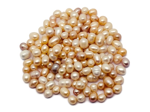 Natural Pearl – Reiki Chakra Healing – Making Jewelry - Bulk Crystal - 7-9mm  - CP1215