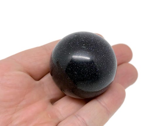 Blue Goldstone Sphere Stone A++ – Crystal Ball - Healing Crystal Stones – Crystal Décor – 40-50mm - BA1057