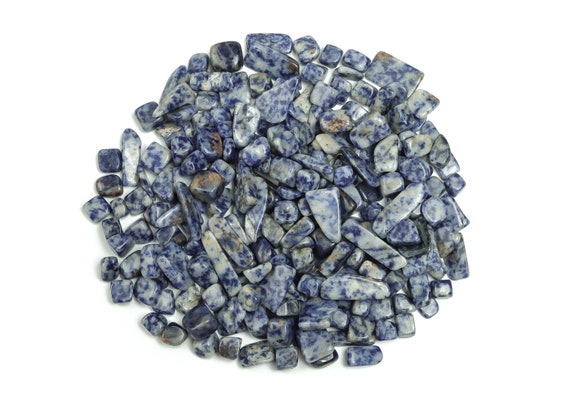 Blue Spot Jasper Chips – Gemstone Chips – Crystal Semi Tumbled Chips - Bulk Crystal - 7-15mm - CP1134