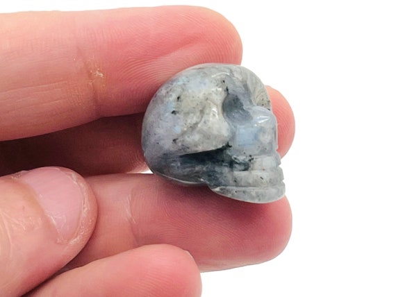 Labradorite Skull Gemstone - Carving Skull - Healing Stone - 1 Inch - SK1003