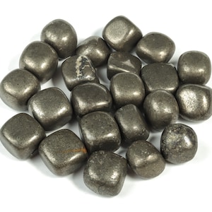 Pyrite Tumble Stone  – Healing Crystals – Polished Pyrite – Lucky Stones – Money Stone - Pyrite Crystal – TU1082