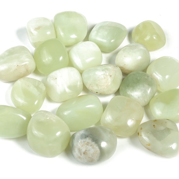 New Jade Tumbled Stone - Healing Gemstone - Lucky jade Quartz Tumble Stone – Healthy Stone – Good Luck Crystal Stone – TU1078