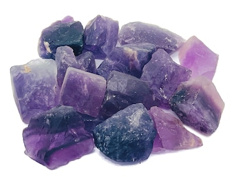 Raw Purple Fluorite Stone – Rough Crystal Stone - Gemstone - Crystal – Healing Stone – RA1054